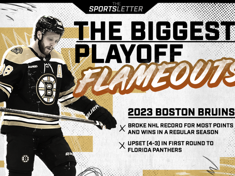 Bruins & Bucks Join Biggest Playoff Busts